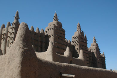 la famosa moschea di Djennè