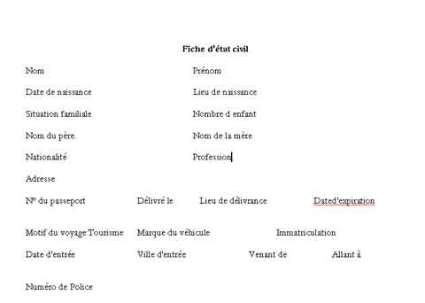 fiches