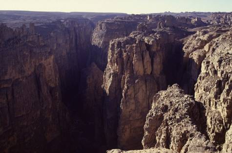 Gli incredibili canyon del Tassili